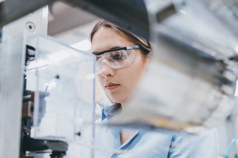 scientist working