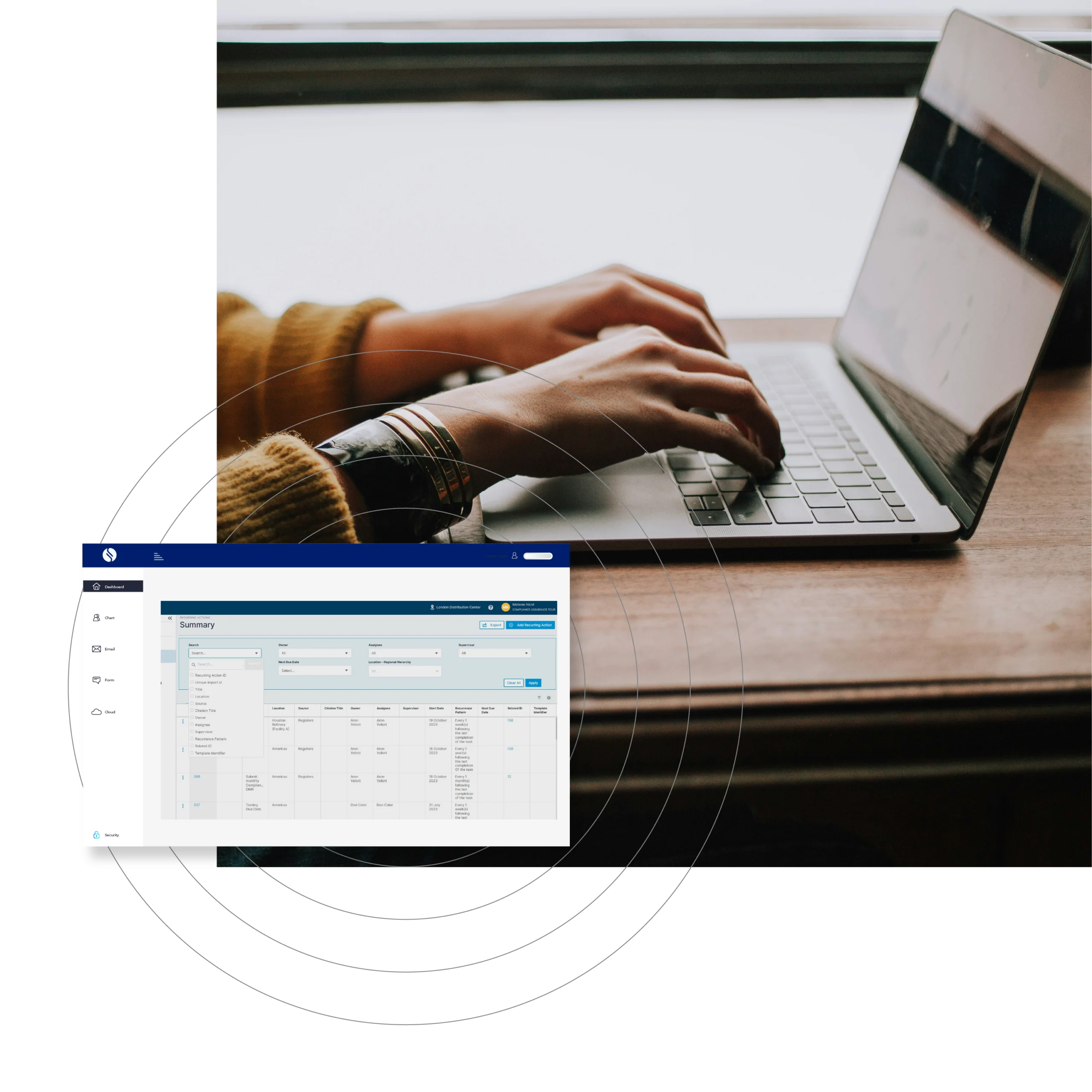EHS&S Module Graphics_Compliance Assurance – Increase efficiency and performance